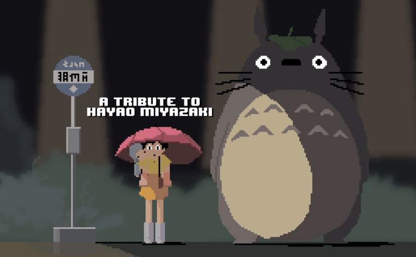 Hayao Miyazaki Tribute in 8-bit